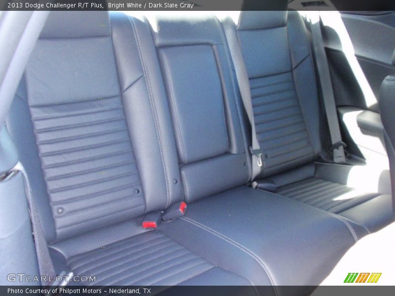 Bright White / Dark Slate Gray 2013 Dodge Challenger R/T Plus