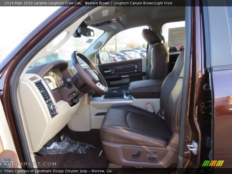  2014 1500 Laramie Longhorn Crew Cab Longhorn Canyon Brown/Light Frost Interior