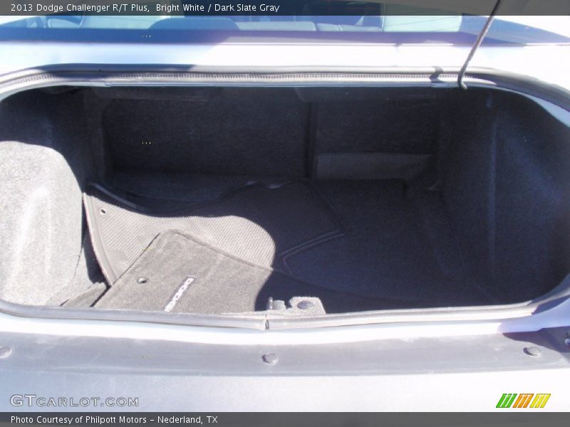 Bright White / Dark Slate Gray 2013 Dodge Challenger R/T Plus