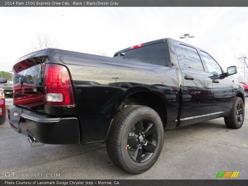 Black / Black/Diesel Gray 2014 Ram 1500 Express Crew Cab