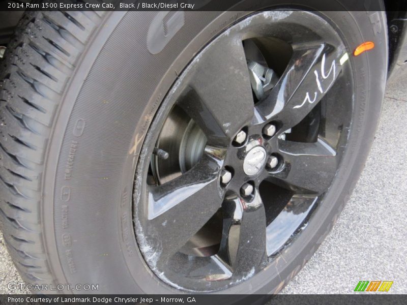 Black / Black/Diesel Gray 2014 Ram 1500 Express Crew Cab