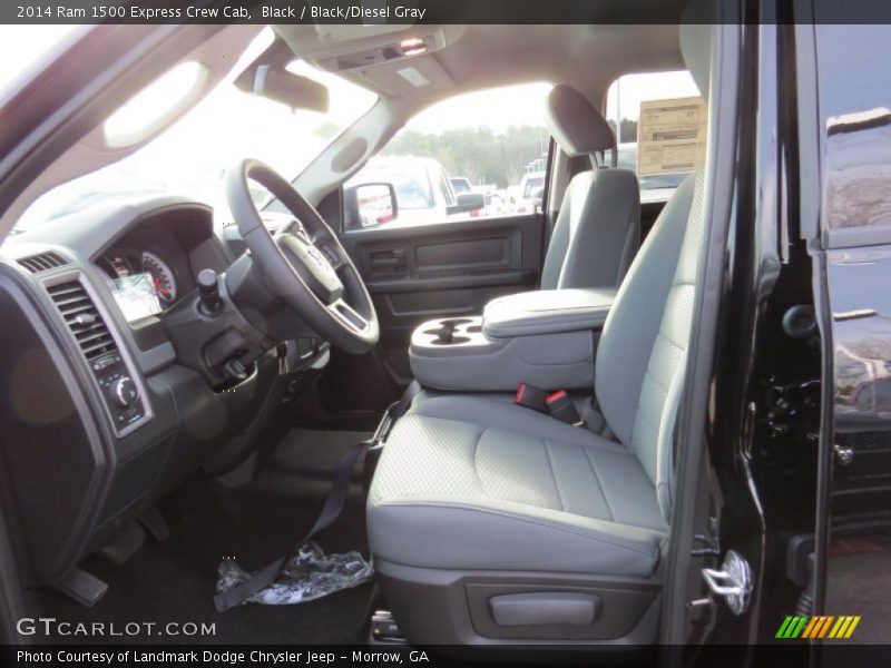 Black / Black/Diesel Gray 2014 Ram 1500 Express Crew Cab