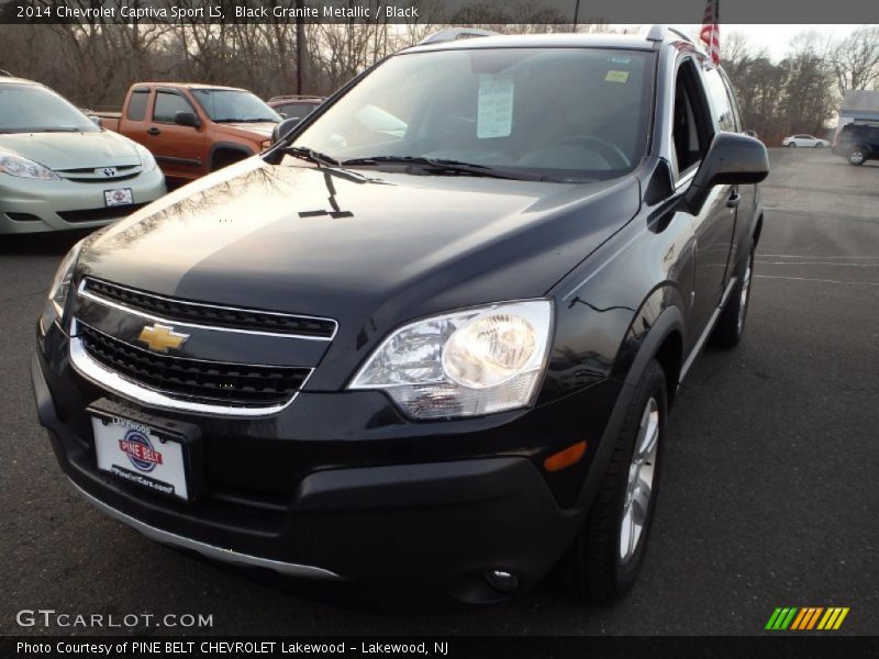 Black Granite Metallic / Black 2014 Chevrolet Captiva Sport LS
