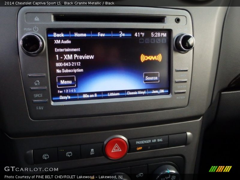 Black Granite Metallic / Black 2014 Chevrolet Captiva Sport LS