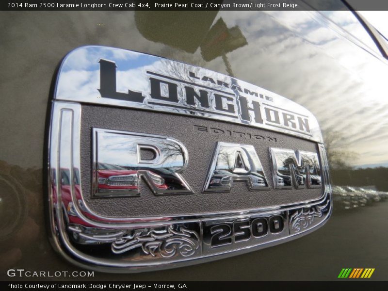 Prairie Pearl Coat / Canyon Brown/Light Frost Beige 2014 Ram 2500 Laramie Longhorn Crew Cab 4x4