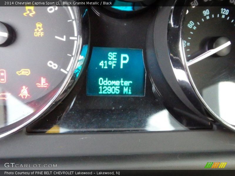 Black Granite Metallic / Black 2014 Chevrolet Captiva Sport LS
