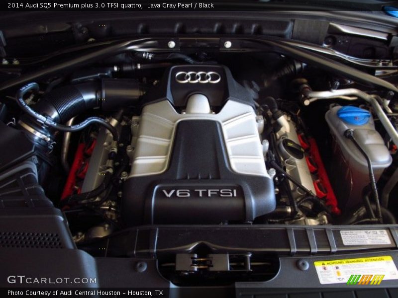 Lava Gray Pearl / Black 2014 Audi SQ5 Premium plus 3.0 TFSI quattro
