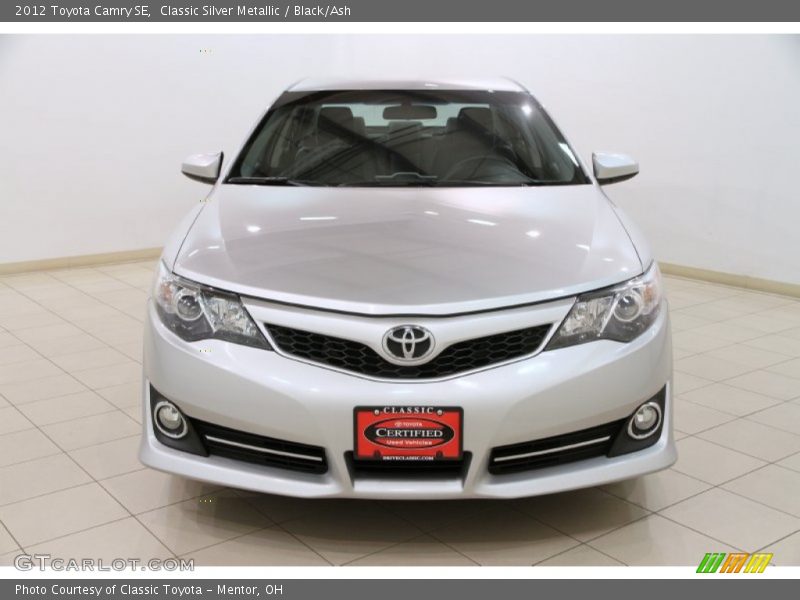 Classic Silver Metallic / Black/Ash 2012 Toyota Camry SE