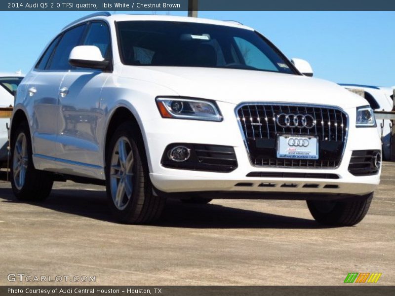 Ibis White / Chestnut Brown 2014 Audi Q5 2.0 TFSI quattro