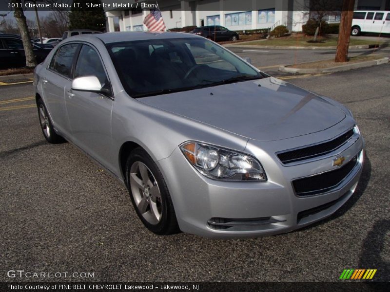 Silver Ice Metallic / Ebony 2011 Chevrolet Malibu LT