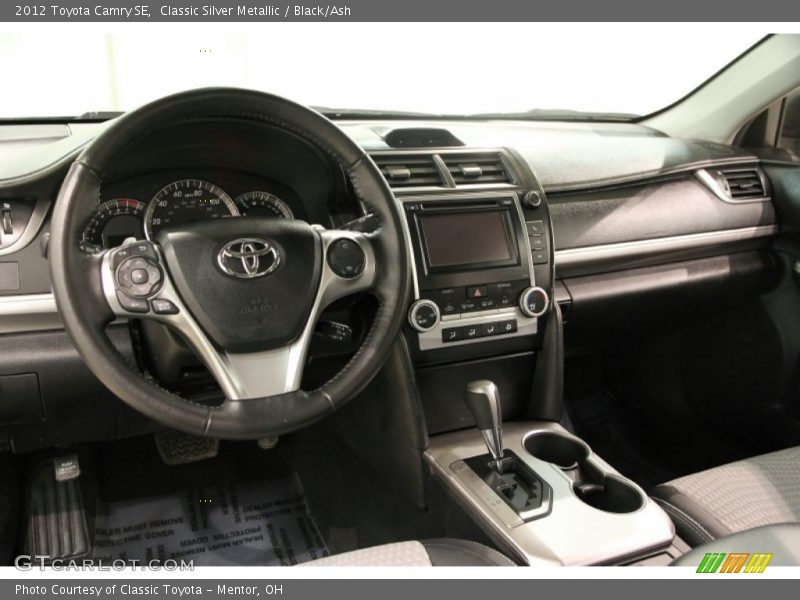 Classic Silver Metallic / Black/Ash 2012 Toyota Camry SE