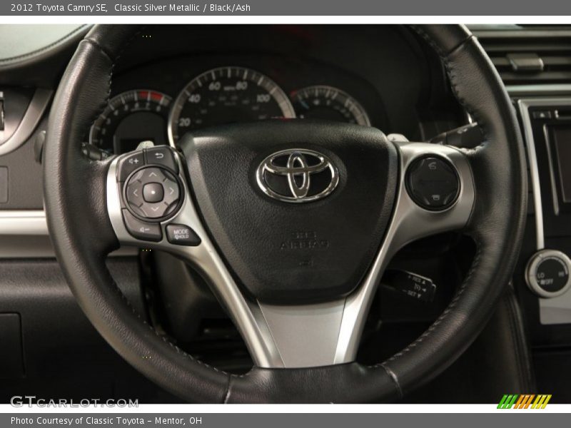 Classic Silver Metallic / Black/Ash 2012 Toyota Camry SE