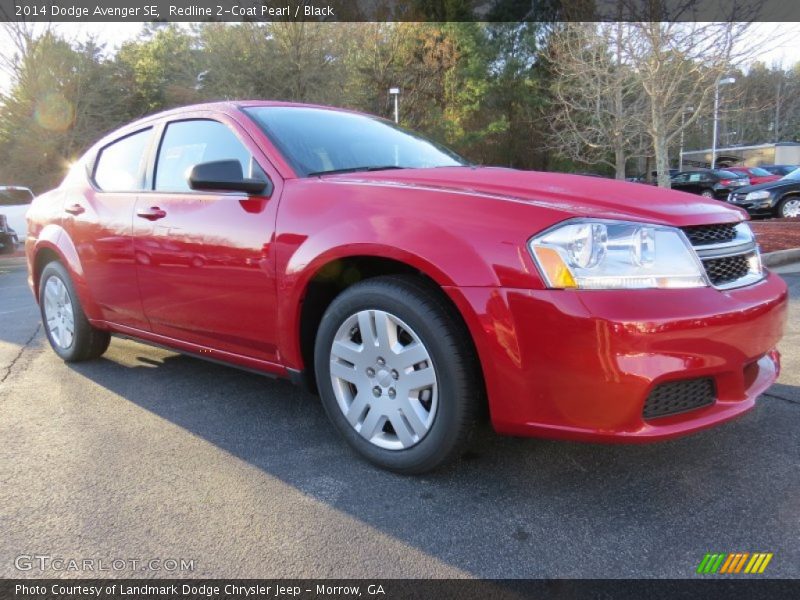Redline 2-Coat Pearl / Black 2014 Dodge Avenger SE