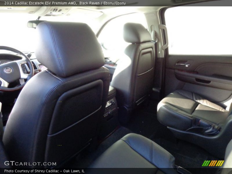 Black Raven / Ebony/Ebony 2014 Cadillac Escalade ESV Premium AWD