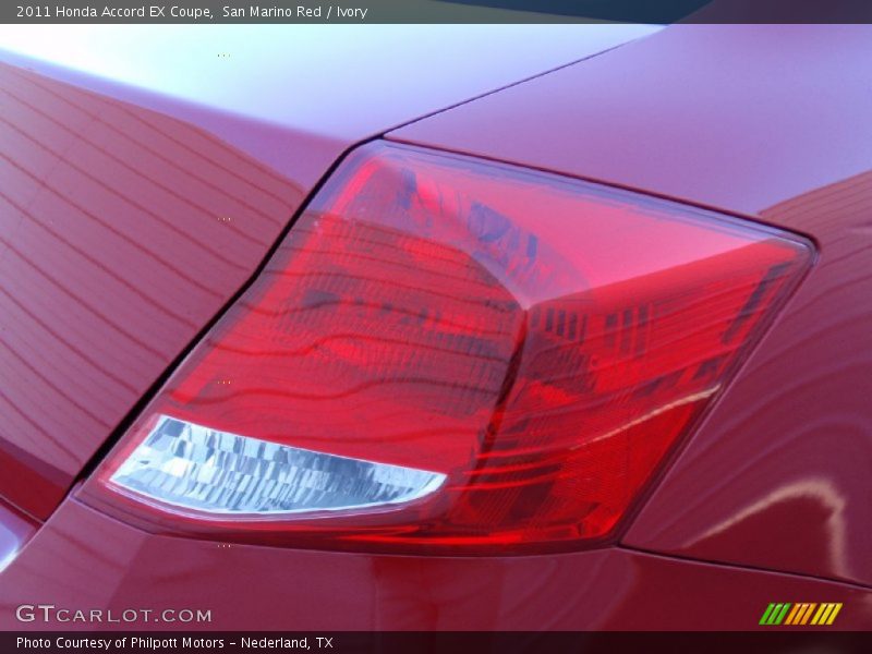 San Marino Red / Ivory 2011 Honda Accord EX Coupe