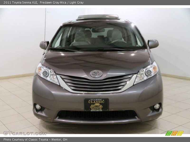 Predawn Gray Mica / Light Gray 2011 Toyota Sienna XLE