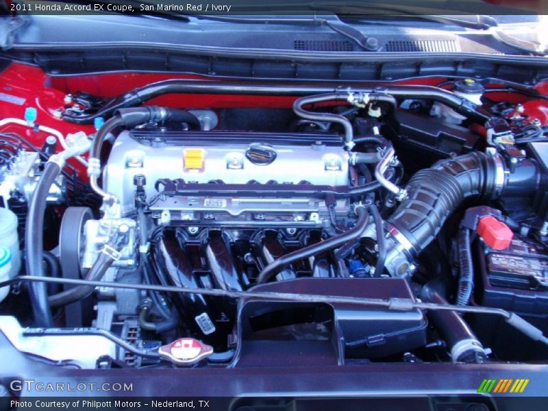 San Marino Red / Ivory 2011 Honda Accord EX Coupe