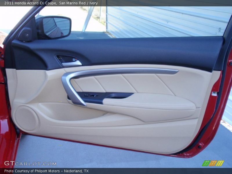 San Marino Red / Ivory 2011 Honda Accord EX Coupe