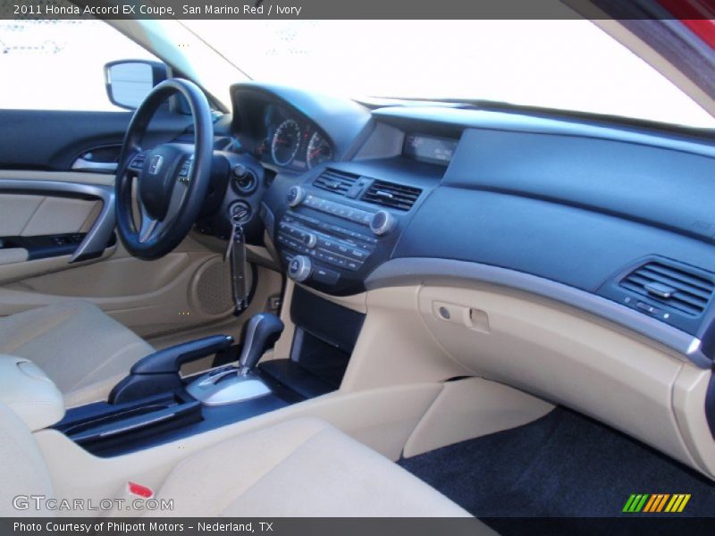San Marino Red / Ivory 2011 Honda Accord EX Coupe