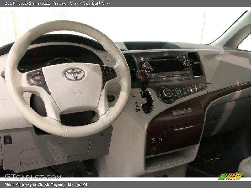 Predawn Gray Mica / Light Gray 2011 Toyota Sienna XLE