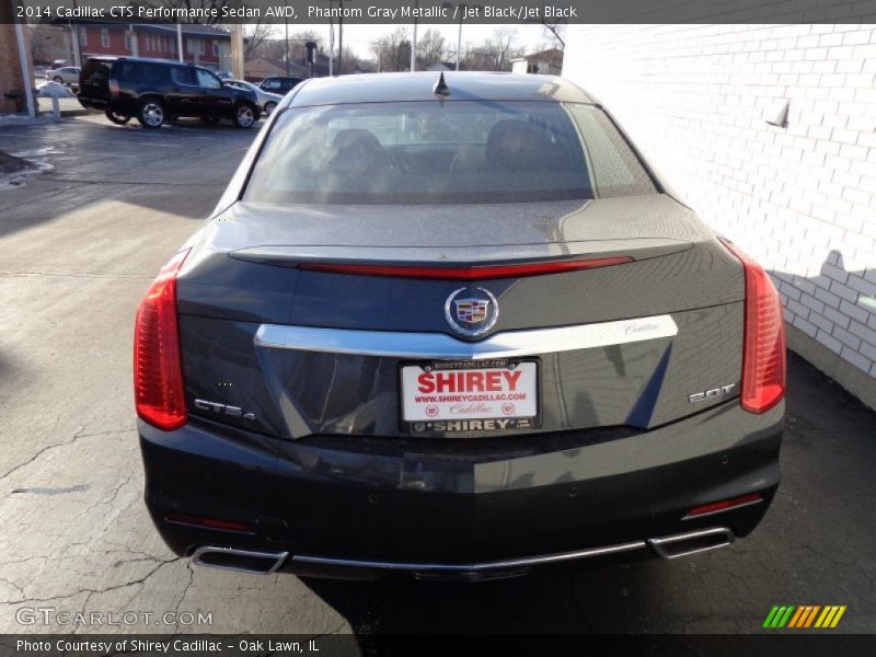 Phantom Gray Metallic / Jet Black/Jet Black 2014 Cadillac CTS Performance Sedan AWD