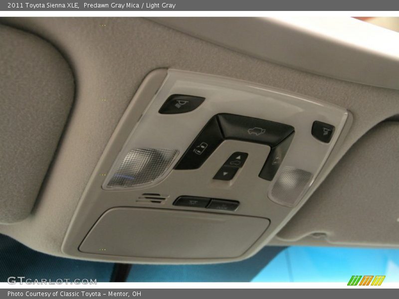 Predawn Gray Mica / Light Gray 2011 Toyota Sienna XLE