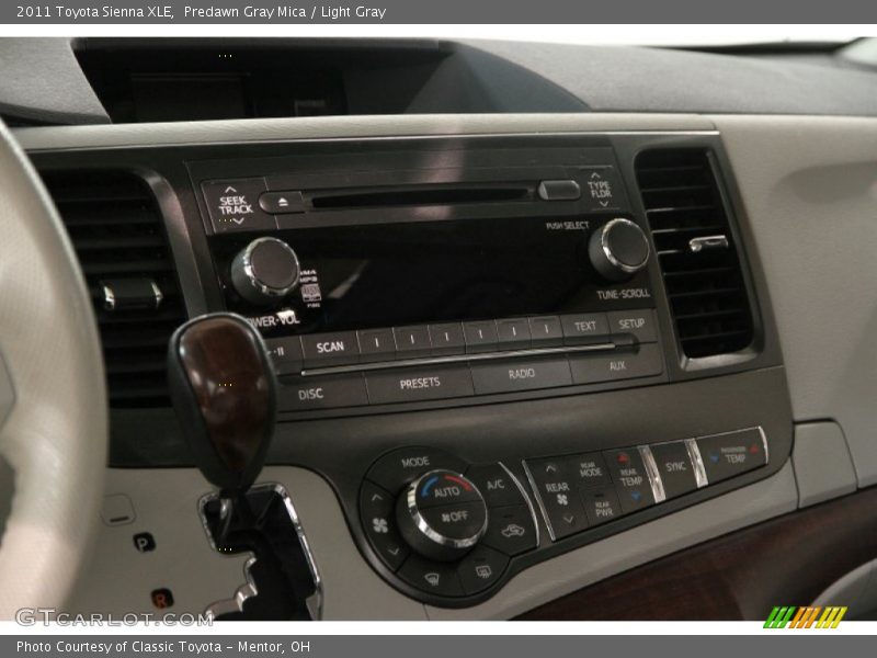Predawn Gray Mica / Light Gray 2011 Toyota Sienna XLE