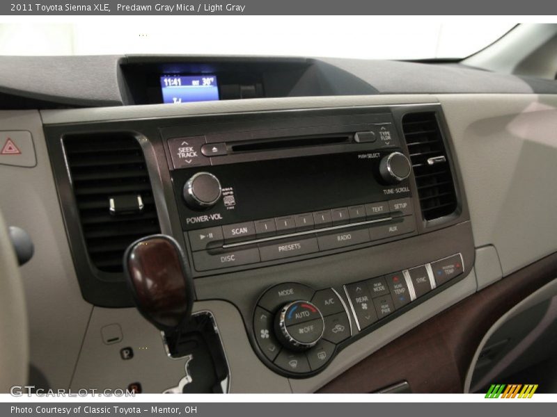Predawn Gray Mica / Light Gray 2011 Toyota Sienna XLE