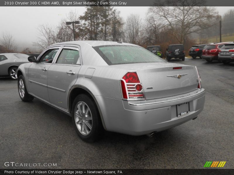 Bright Silver Metallic / Dark Slate Gray 2010 Chrysler 300 C HEMI AWD