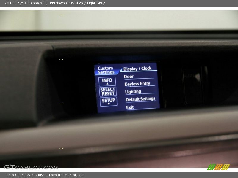 Predawn Gray Mica / Light Gray 2011 Toyota Sienna XLE
