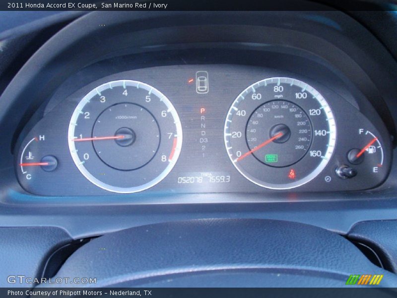 San Marino Red / Ivory 2011 Honda Accord EX Coupe