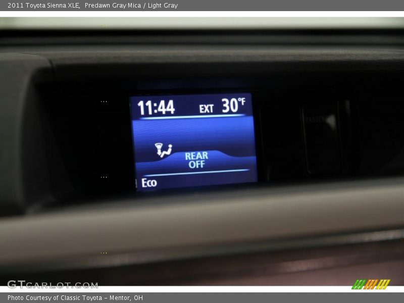 Predawn Gray Mica / Light Gray 2011 Toyota Sienna XLE