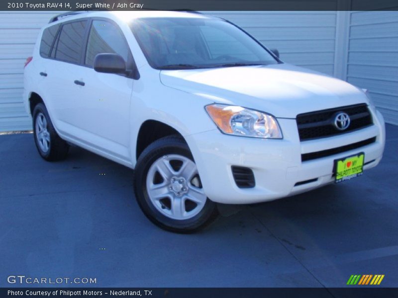 Super White / Ash Gray 2010 Toyota RAV4 I4