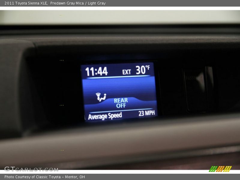 Predawn Gray Mica / Light Gray 2011 Toyota Sienna XLE