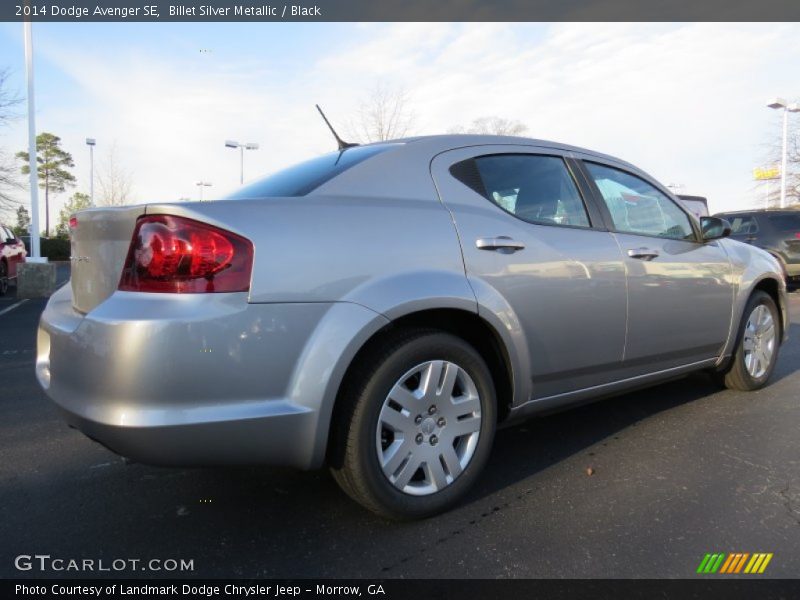 Billet Silver Metallic / Black 2014 Dodge Avenger SE