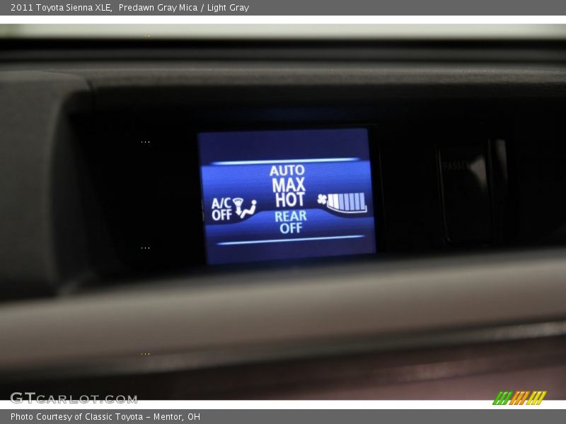Predawn Gray Mica / Light Gray 2011 Toyota Sienna XLE