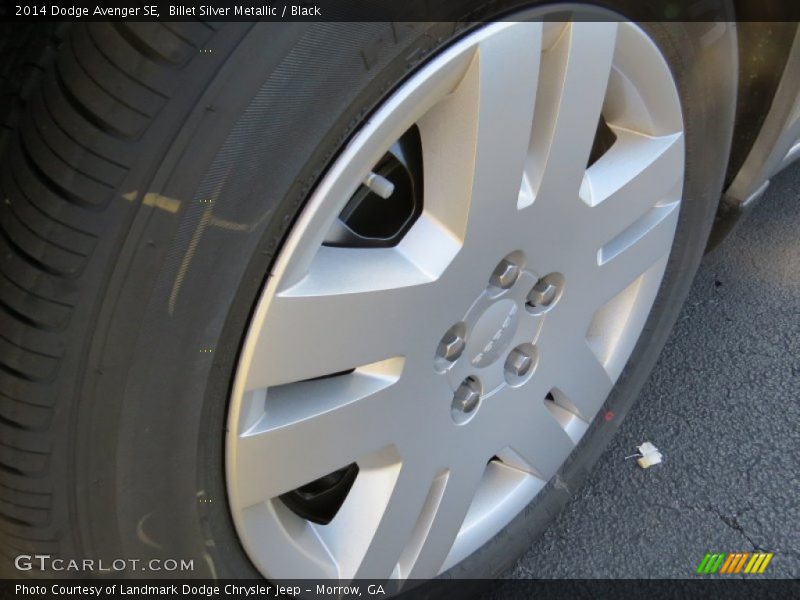 Billet Silver Metallic / Black 2014 Dodge Avenger SE