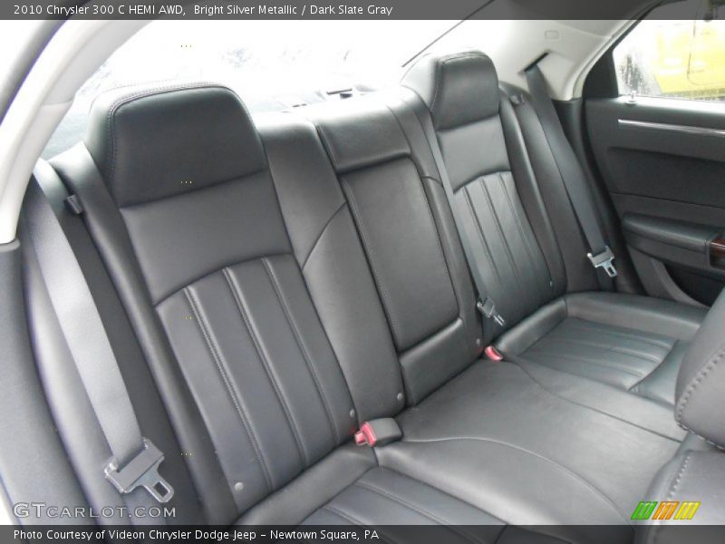 Bright Silver Metallic / Dark Slate Gray 2010 Chrysler 300 C HEMI AWD