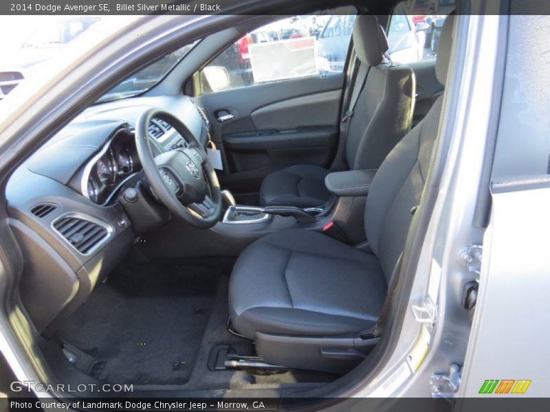 Billet Silver Metallic / Black 2014 Dodge Avenger SE