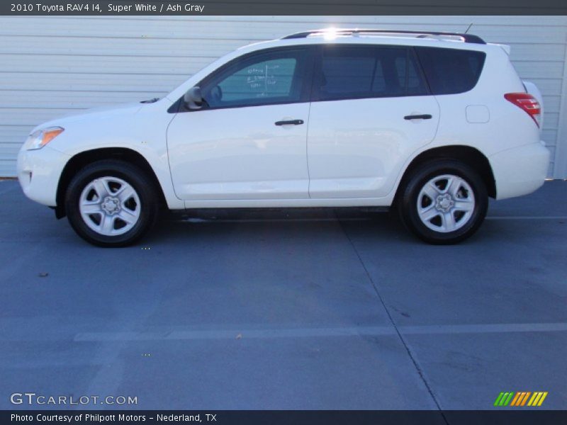 Super White / Ash Gray 2010 Toyota RAV4 I4