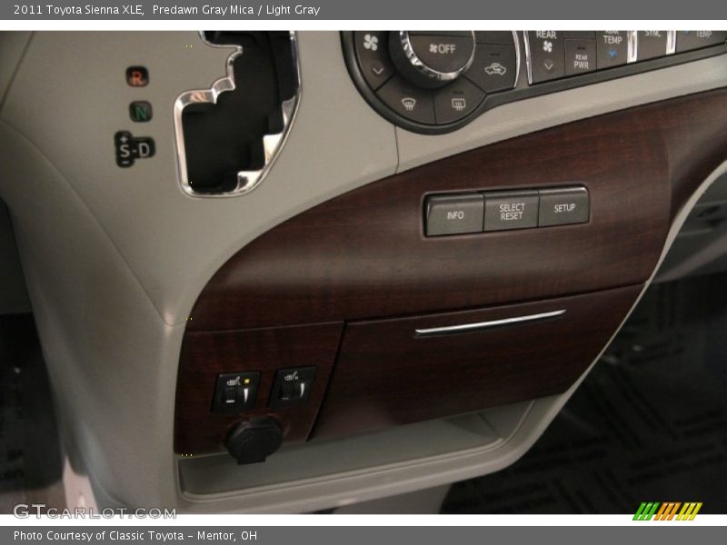 Predawn Gray Mica / Light Gray 2011 Toyota Sienna XLE