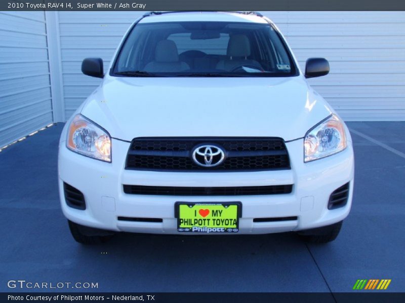 Super White / Ash Gray 2010 Toyota RAV4 I4