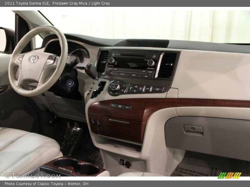 Predawn Gray Mica / Light Gray 2011 Toyota Sienna XLE