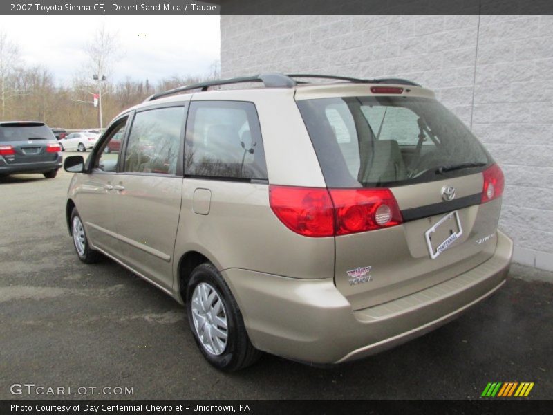 Desert Sand Mica / Taupe 2007 Toyota Sienna CE