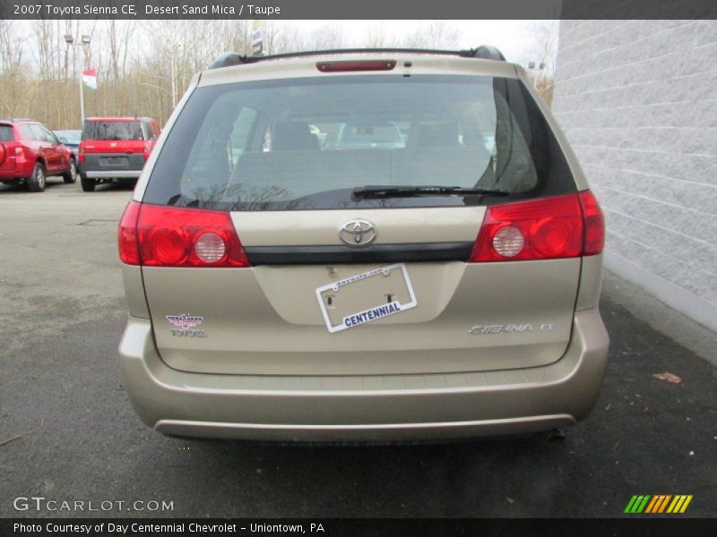 Desert Sand Mica / Taupe 2007 Toyota Sienna CE