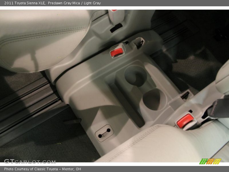 Predawn Gray Mica / Light Gray 2011 Toyota Sienna XLE