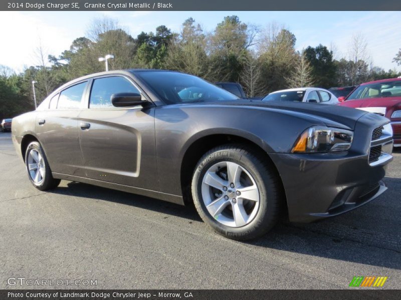 Granite Crystal Metallic / Black 2014 Dodge Charger SE
