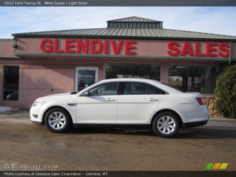 White Suede / Light Stone 2012 Ford Taurus SE