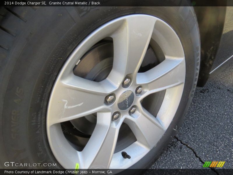 Granite Crystal Metallic / Black 2014 Dodge Charger SE