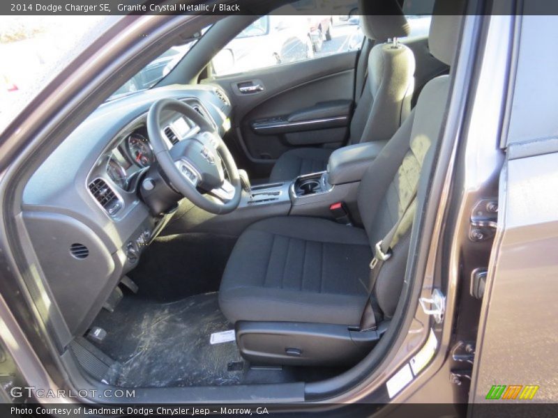 Granite Crystal Metallic / Black 2014 Dodge Charger SE